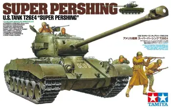 1/35 TAMIYA 35319 Mums T26E4 super Pershing sunkusis tankas modelis hobis