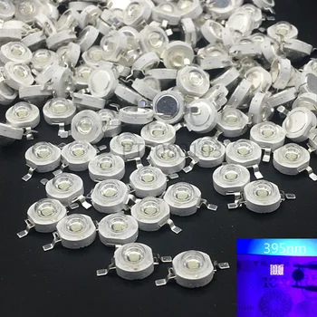10 stuks 3 W UV Paars LED Ultraviolette Lampen Lempos Žetonų 365nm 375nm 380nm 385nm 395nm 400nm 405nm 410nm 420nm 3 W Didelės Galios L