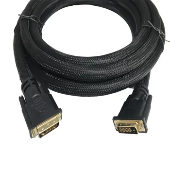 1080P 3D HDMI į DVI HDMI kabelį 24+1 pin adapteris kabeliai, LCD DVD HDTV XBOX Didelės spartos DVI hdmi kabelis 5m
