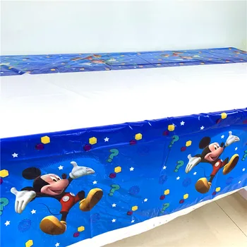 108cm*180cm Mickey Mouse Staltiesės Už Vaikų Gimtadienio Apdailos Prekių Mickey staltiesė Stalo Dangtis Baby Shower