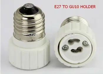 10vnt E27, kad GU10 Adapteris Keitiklis Bazės savininkas + 10vnt E27, kad G5.3 MR16 lizdas LED Šviesos Lempos Lemputes E27, kad gu10 mr16 g5,3