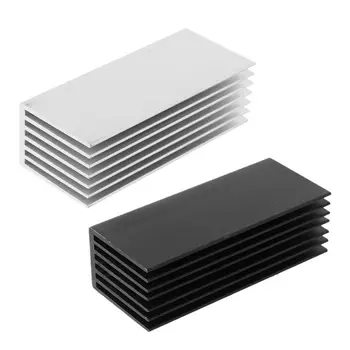 1Set Aliuminio Heatsink Aušinimo Šilumos Aušinimo Padas Aušintuvo Radiatoriaus NVME M. 2 SSD (Solid State Kietasis Diskas Diskas