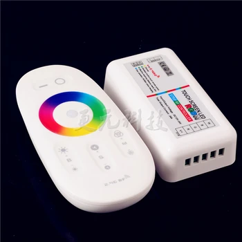 2.4 G RGBW LED Juostelės šviesos srautą galima reguliuoti RF Nuotolinis Wireless Touch Ekranas LED Valdiklis 24A
