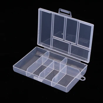 3 gabalus Mini Plastiko Aišku, Papuošalai Storage /Display Box Organizatorius –Skaidrią Pakuotę –už karolius /varžtas /smulkių daiktų