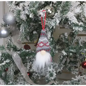 4pcs Kalėdų švedijos Gnome Santa Pliušinis Lėlės, Papuošalai Kabinti Kalėdų Medžio Dekoro Naujųjų Metų Kabo Lėlės Navidad Gimdymo Kalėdos Dovanas