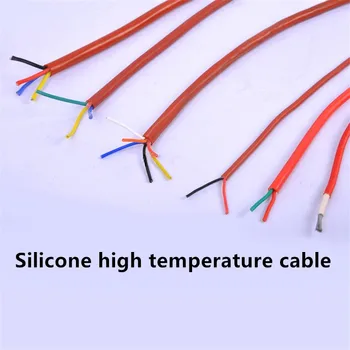 AGR aukštai temperatūrai atsparus silikoninis multi-core kabelis / 2 core / core 3 / 4 core / vandeniui 200 laipsnių temperatūros