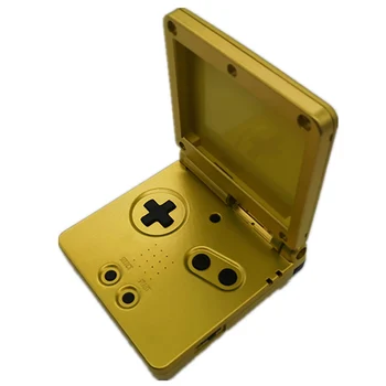 Aukso Spalvos Žaidimų Konsolės Apsauginis Korpusas Korpuso Pakeitimas Nintendo GBA SP, gameboy Advance SP Zelda Triforce