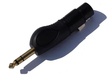 Aukštos kokybės KL Serijos XLR 3pin Moterų 1/4 6.35 mm Stereo Male Plug Garso Kabelis Mic Adapteris