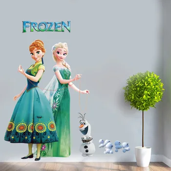 Autentiškas Disney Užšaldyti Naujas Produktas Cleren.lt Karšto Pardavimo, Vaikų Kambario Sienos Papuošimas TV Fono Sienos Lipdukas Lipdukas