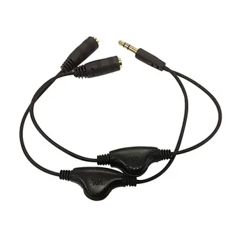 Centechia headphone splitter 3.5 Mm Ausinių Stereofoninio Garso Y Separatorius Kabelis Su Nepriklausomi garso Valdymas