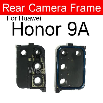 Galinio vaizdo Kamera Rėmas Huawei Mėgautis 10e Garbę 9A Pagrindinis galinė vaizdo Kamera Dengiamasis Rėmas Be Nugaros Kameros Stiklo Objektyvas atsarginės Dalys
