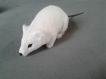 Helovinas Praktinių Anekdotai žaislas modeliavimas baltos pelės tikroviška 15x7cm pelės modelį ,žaisti apgauti juokingas žaislas t317