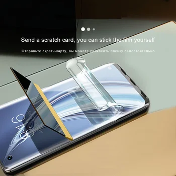 Hidrogelio Filmas Redmi Pastaba 9S 9 8 7 Pro 7A Visiškai Padengti Xiaomi Mi 10 9T Pro A3 Screen Protector, Ne Stiklas
