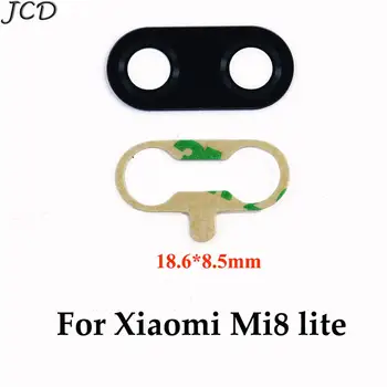 JCD 2vnt Galiniai Atgal Kameros Stiklo Objektyvo Dangtelis Xiaomi Redmi 7 Pastaba / Mi 8 Lite 8lite su Ahesive Lipdukas atsarginės Dalys