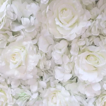 Karšto pardavimo 4pcs/daug balta gėlė sienos vestuvių fonas