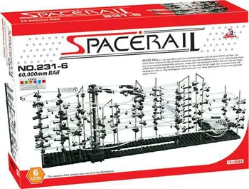 Kosmoso Deformuoti Spacerail Naują Erdvę Raill Juokinga Kūrimo Rinkinį Roller Coaster Žaislai SpaceRail 6 Lygio, 