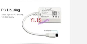 MIBOXER 2.4 GHz RF WiFi Nuotolinio LED Valdiklis YT1/YL1S/YL2S/YL1 9W YB1 Led Lemputė Touch RGB+BMT WiFi Bevielio ryšio Smartfon APP