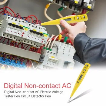 Multi-funkcinė Ne-kreipkitės Įtampos Testeris AC Detektoriaus Rašiklį Skaitmeninis DC Priemonė, Elektros Bandymo Pen Dabartinės Metrų AC70-250V