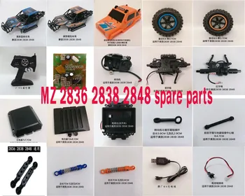 MZ 2836 2838 2848 RC automobilių atsarginės dalys, automobilių shell varantys padangos nuotolinio valdymo pultelis vairo pavara, priekinis galinis tiltas amortizatorius ir kt.
