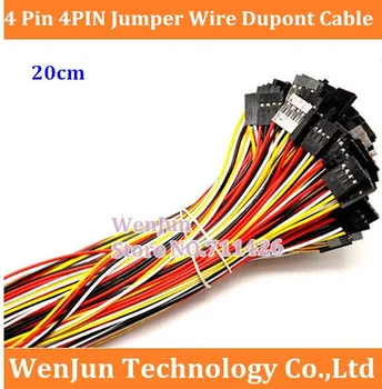 Nemokamas Pristatymas DuPont 4P 4pin Jumper Wire 