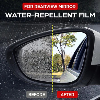 Pilnas draudimas Anti Rūko Rainproof Kino galinio vaizdo Veidrodėlis, skirtas Jaguar XF X250 X260 2008~2020 Anti-rūko Filmai Automobilių Lipdukas Priedai 2018