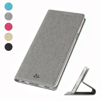 Prabangaus Audinio Tekstūra PU Odos Automatinė Magnetinio Flip Case Sony Xperia 5 Padengti Telefono dėklas