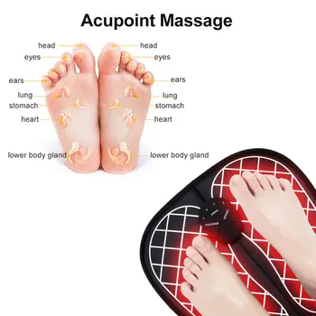 Pėdų Detox Mašina Kojas Atgaivinti Pedikiūro Dešimtis Sveikatos Priežiūros Masažo Kilimėlis ABS, Fizioterapija Skausmo Foot Massager