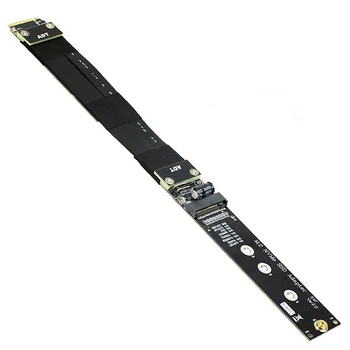 R44SF M. 2 NVMe Klavišą M ilgiklis SSD Riser Card Juostelės Linija Parama M2 PCI Express 3.0 PCIe X4 Visu Greičiu 32G/Bps