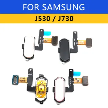 Samsung Galaxy J530F J730F Home Meniu Mygtuką Flex Kabelis J730 J530 J5 J7 2017 Touch ID pirštų Atspaudų Jutiklis Flex Kabelis