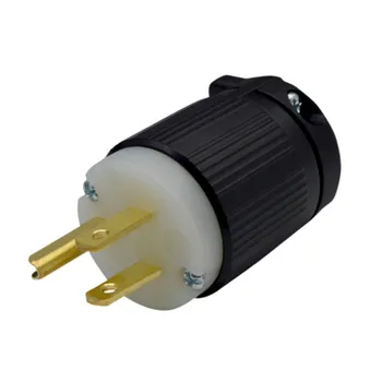 Sunkiųjų JAV Plug Rewireable NEMA 5/15P galios keitiklis Amerikoje Maitinimo 3pole anti-išjungti kištuką Inline pramonės užrakinta plug