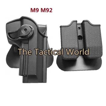 Taktinis IMI Dėklas Colt 1911 M9 92 GL 17 19 22 31 Kariuomenės Kovinių Pistoletų Dėklai su Žurnalo Įrašą Dėklas Airsoft Gun Priedai