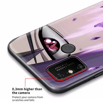 Telefono dėklas už Garbę 8X 8S 9S 9X Pro 10i 10 Lite X10 20 Pro Lite Žaisti 9a Max 5G 2020 Silikono Coque Sasuke Naruto