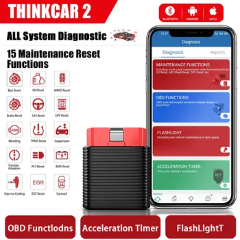 ThinkCar 2 OBD2 Auto Scanner, Skirtų 