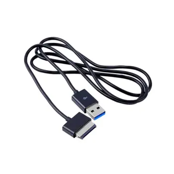 USB Įkroviklis Sinchronizuoti Duomenų Kabelis ASUS Eee Pad Planšetinis Transformer TF101 TF201 Didmeninė USB 3.0, 40pin Duomenų Prievadą. Stock Juoda 95cm
