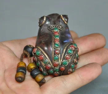 Vestuvių dekoravimas Tibeto budizmo agatas Apdaila perlas Išdrožti turto gyvūnų varlė aukso rupūžė amuletas Pakabukas