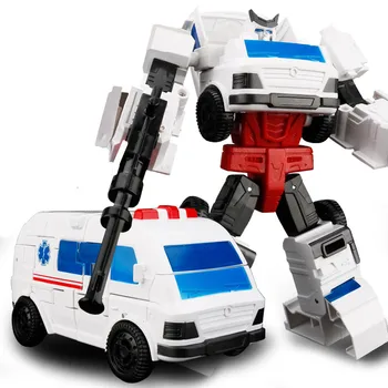 WEI JIANG 19CM Naujas Transformacija Žaislai Plastiko ABS + Metalų Lydinio, Vaikai Anime Cool Robotas Automobilių Veiksmų Skaičius, Juguetes Berniukai Dovana