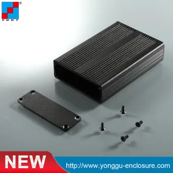 YGK-001 55*19-80mm (Pxa-L) aliuminio elektroninės metalo talpyklos metalo, elektronikos dėžutė